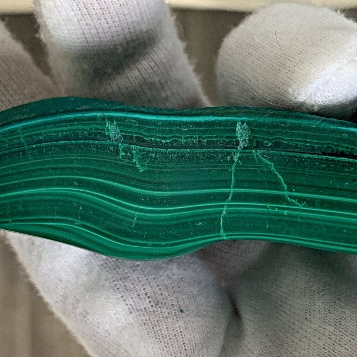 Natural Congo malachite specimen