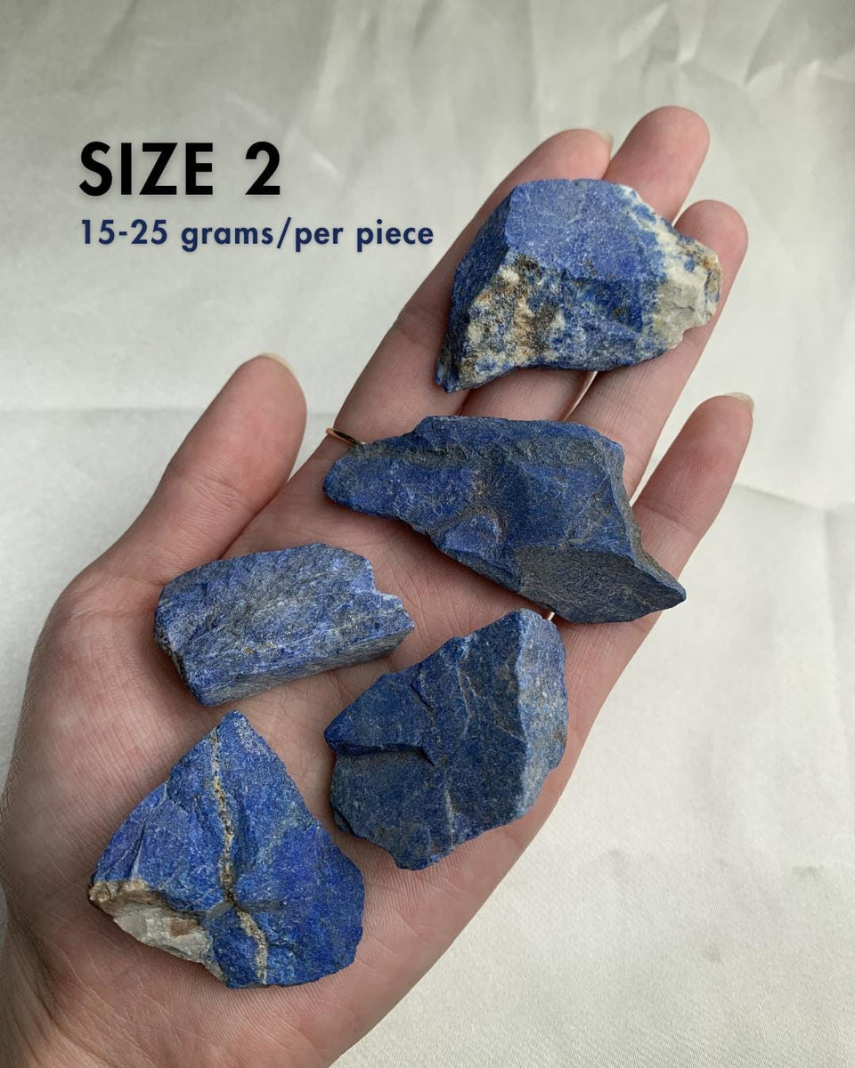 Raw lapis for meditation