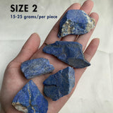 Raw lapis for meditation