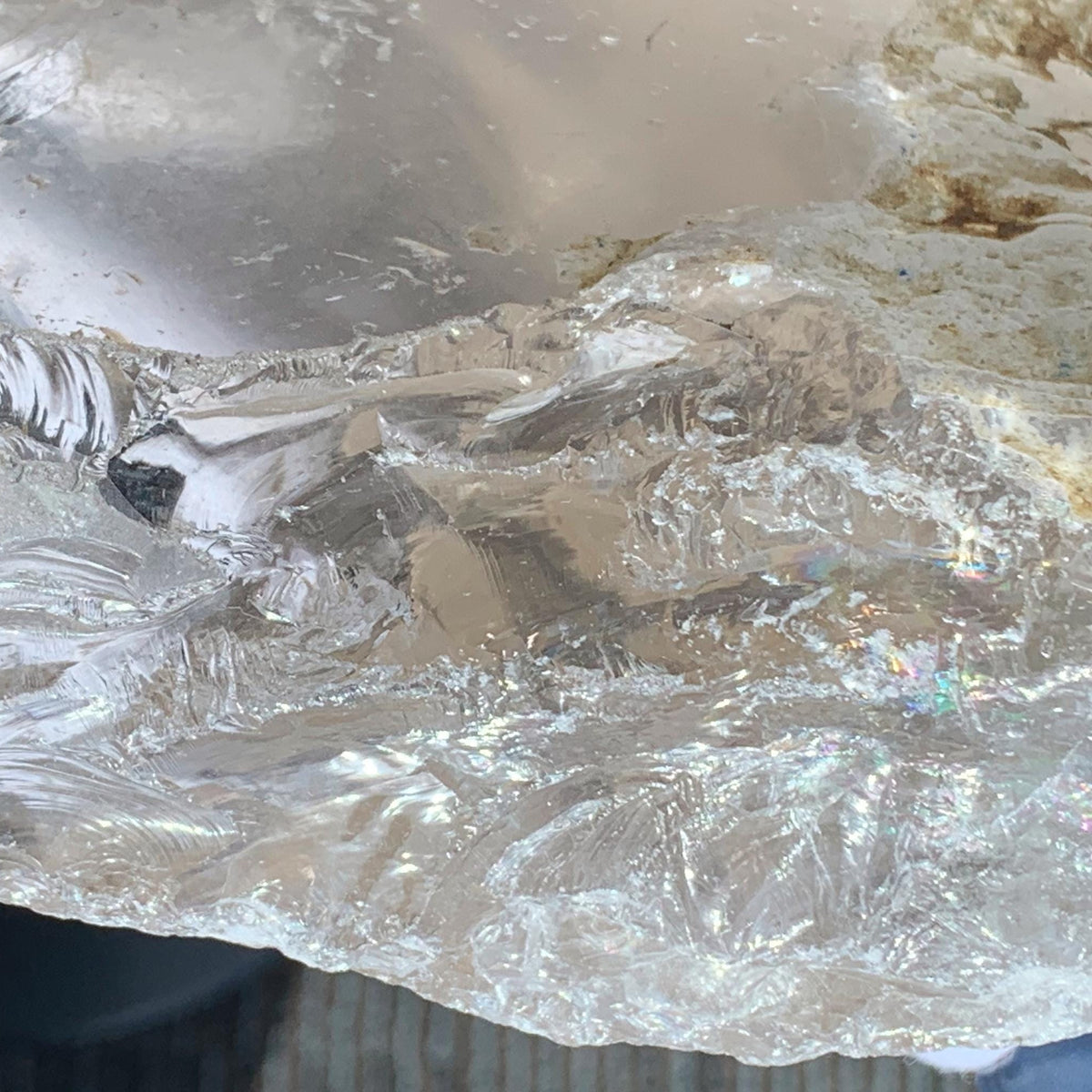 Satyaloka quartz with ridges