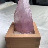 Large pink kunzite crystal from Pech Valley Afghanistan