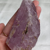 Afghanistan kunzite spodumene crystal specimen 83mm