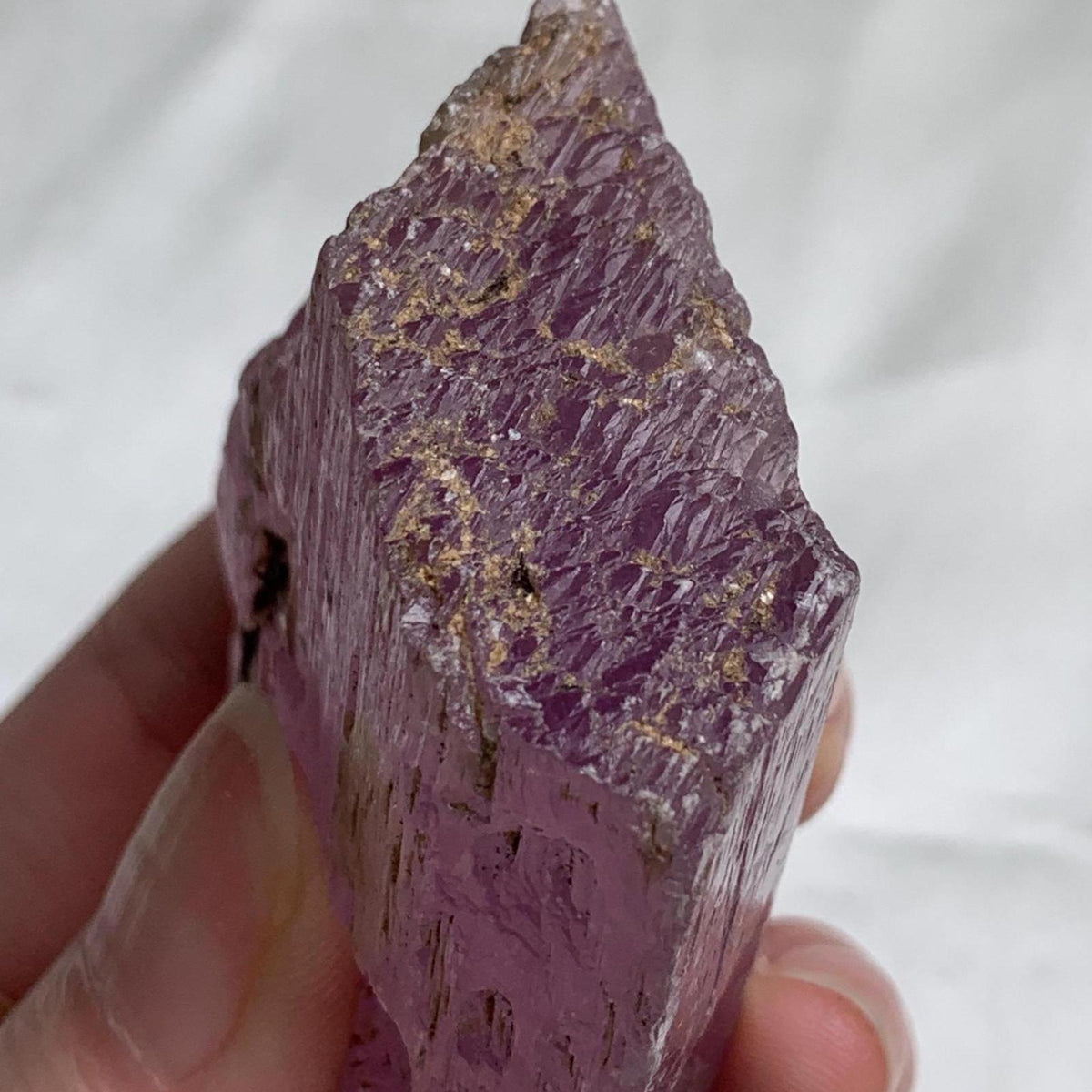 Natural pink kunzite mineral from Pech Valley Kunar