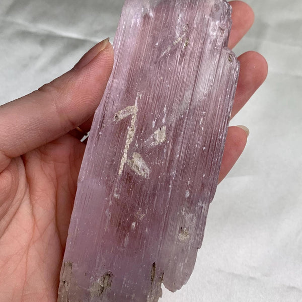 High clarity kunzite mineral specimen Afghanistan