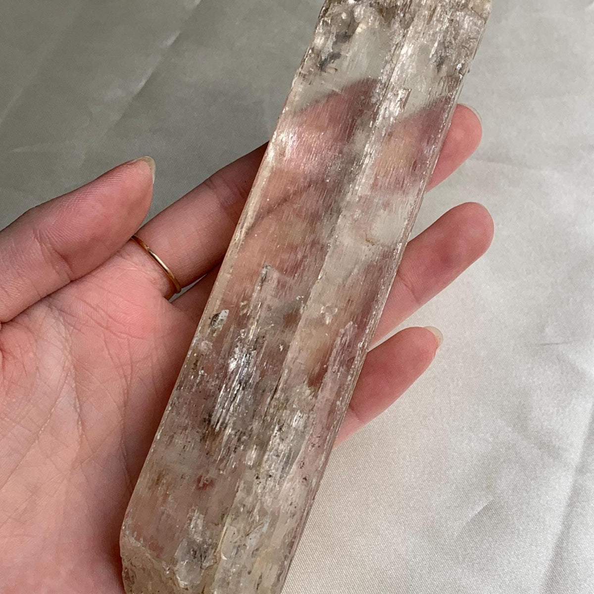 Afghan Spodumene Long Transparent Crystal