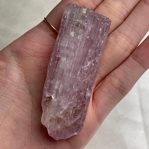 Afghan Kunzite Slender Crystal Display