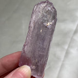 Natural Pink Kunzite Crystal Close Up