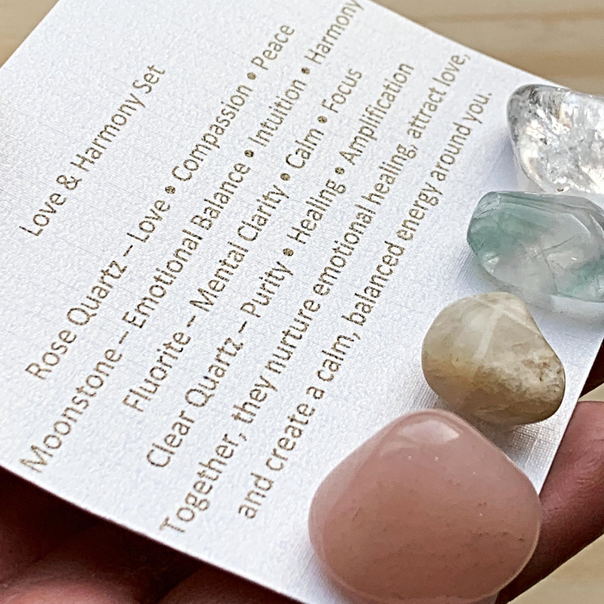 Emotional healing crystals gift
