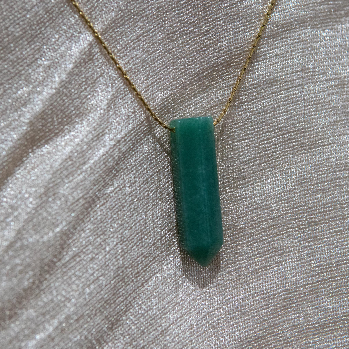 healing crystal aventurine pendant