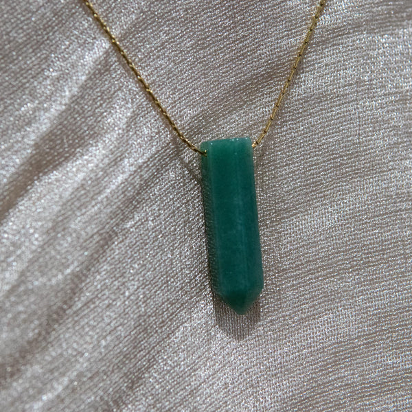 healing crystal aventurine pendant