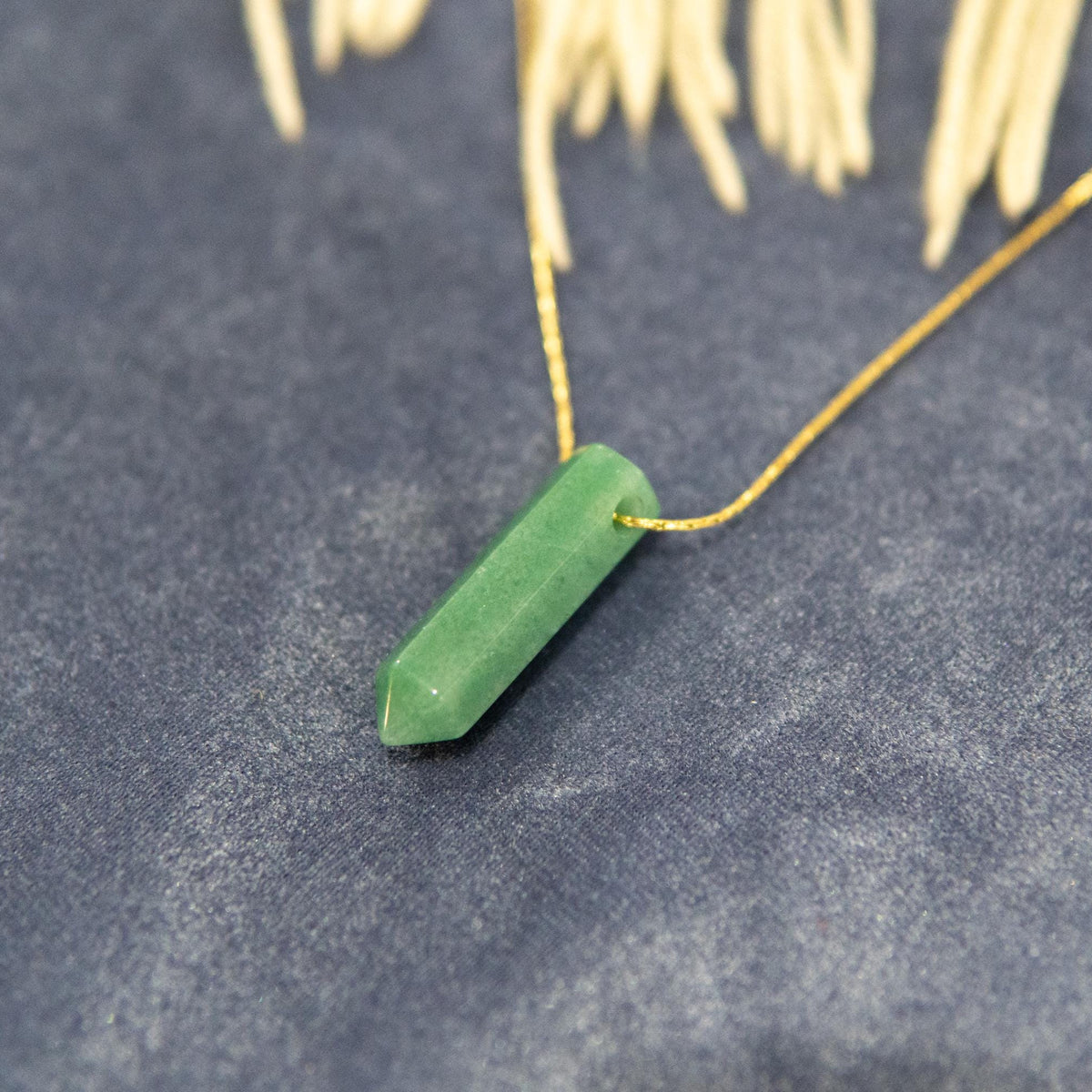 healing crystal aventurine pendant