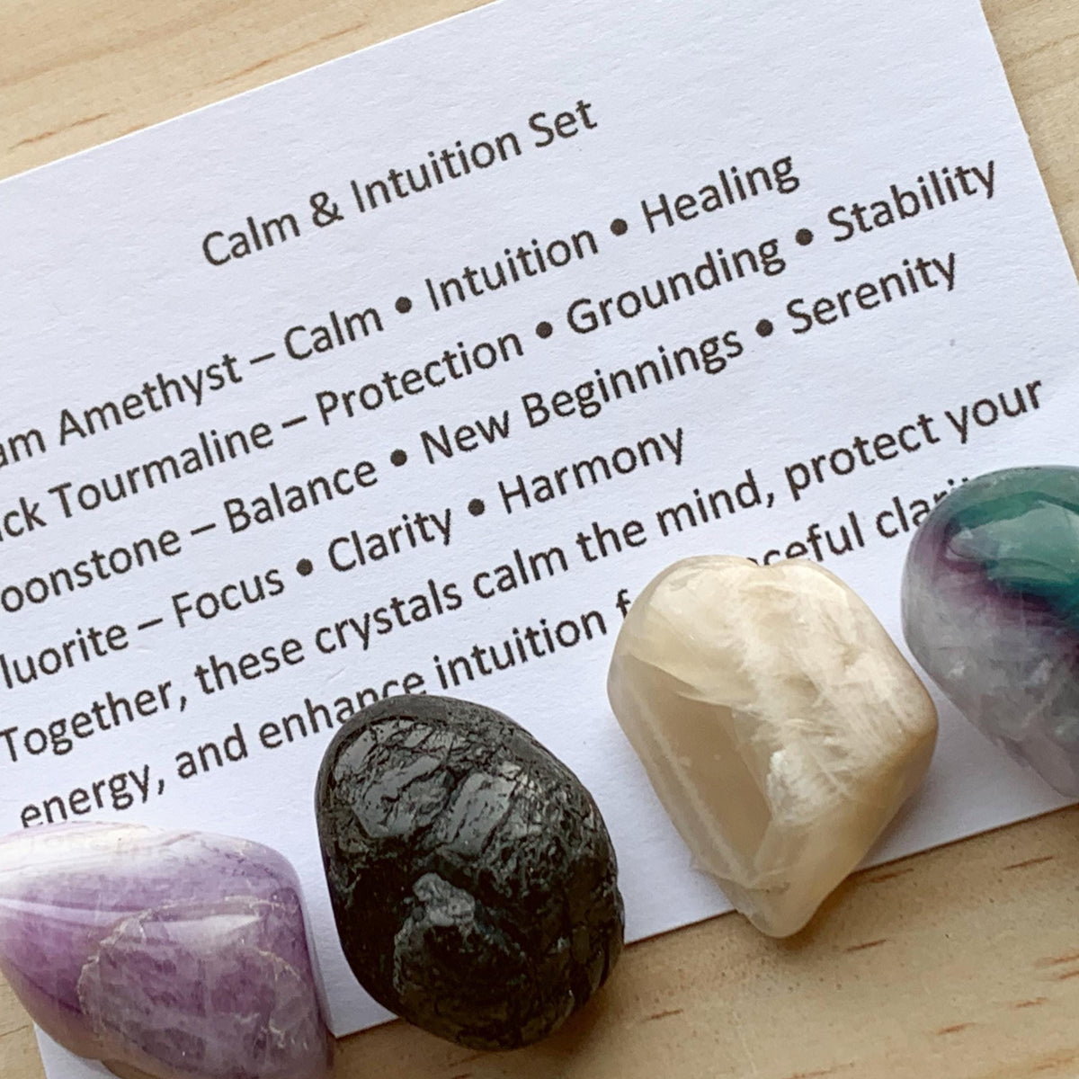 spiritual crystal gift set