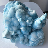 botryoidal blue aragonite crystal large statement decor