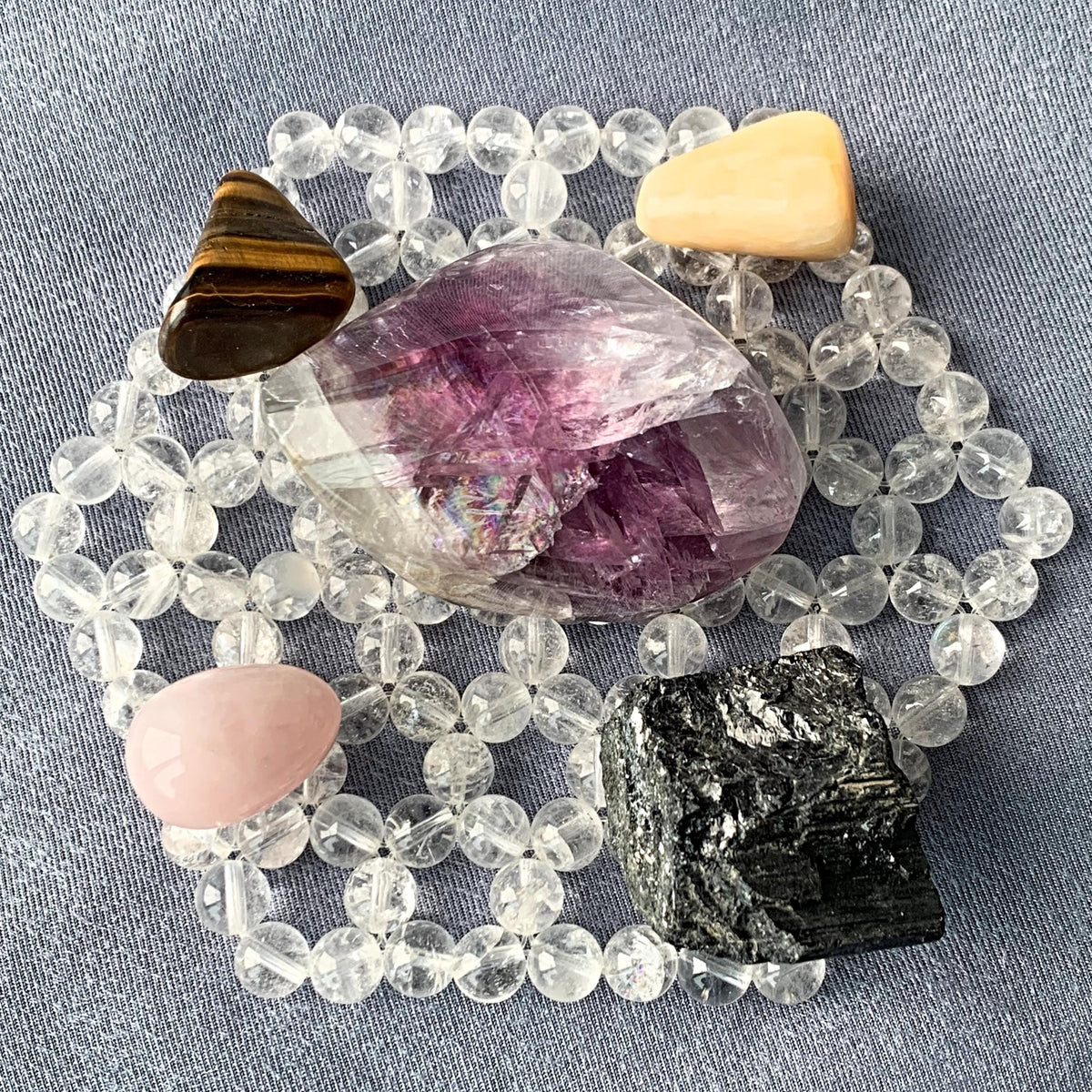 Charging Cleansing Grid for Crystals – Clear Quartz Sacred Geometry Energy Amplifier