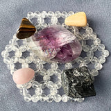 Charging Cleansing Grid for Crystals – Clear Quartz Sacred Geometry Energy Amplifier