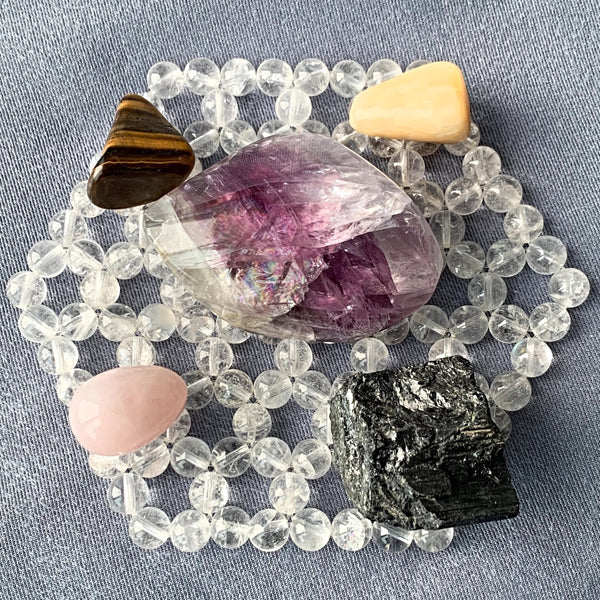 Charging Cleansing Grid for Crystals – Clear Quartz Sacred Geometry Energy Amplifier
