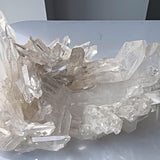 extra large clear quartz cluster