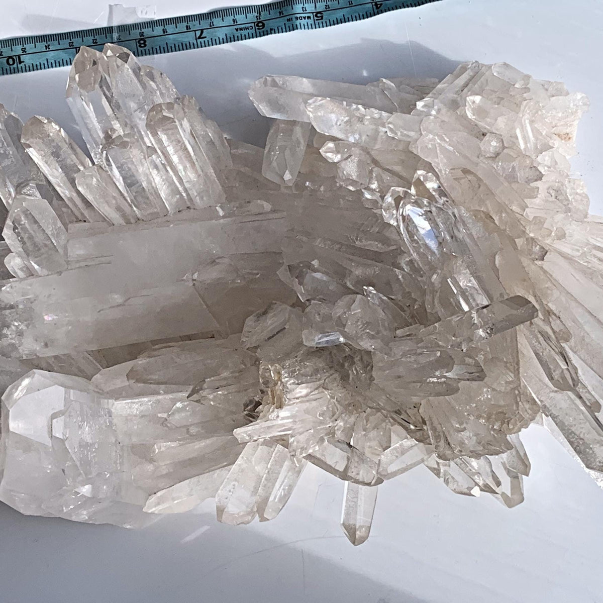 Extra Large Clear Quartz Cluster – Rare Collector Specimen, Statement Décor