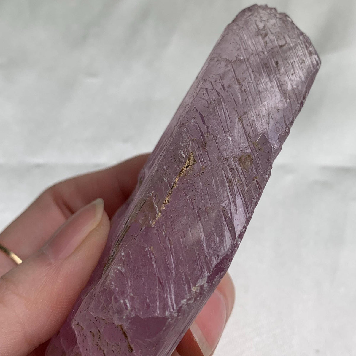 83mm pink spodumene kunzite mineral specimen