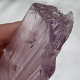 Natural pink kunzite blade crystal specimen