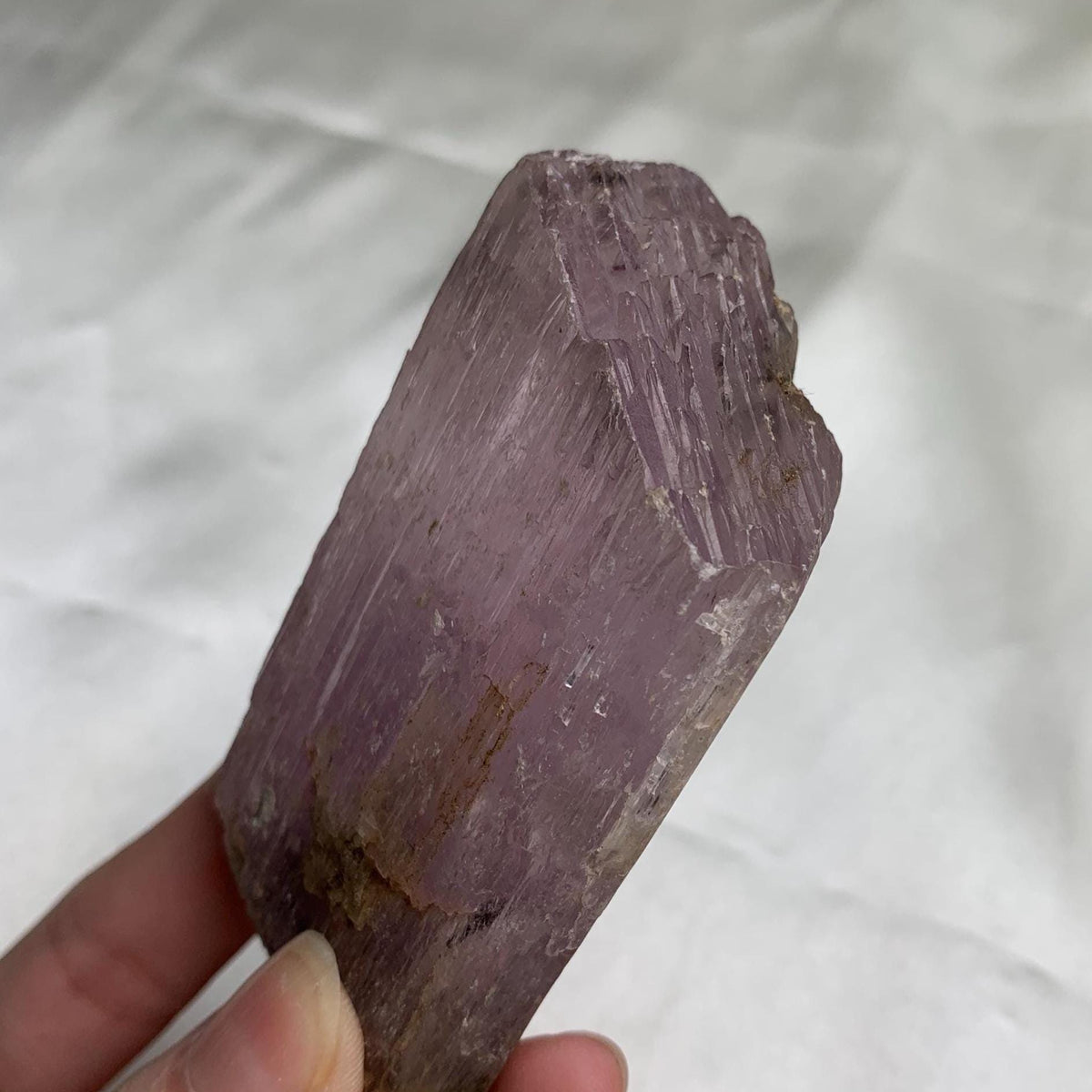 High Clarity Kunzite Pink Crystal View