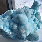 luxury mineral specimen blue aragonite organic formation