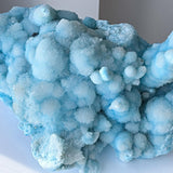luxury mineral specimen blue aragonite organic formation