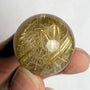 Natural rutile quartz crystal ball specimen