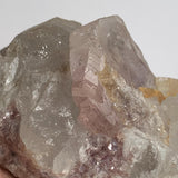 collector grade morganite crystal with quartz association