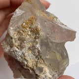 pakistan pegmatite morganite and quartz mineral specimen