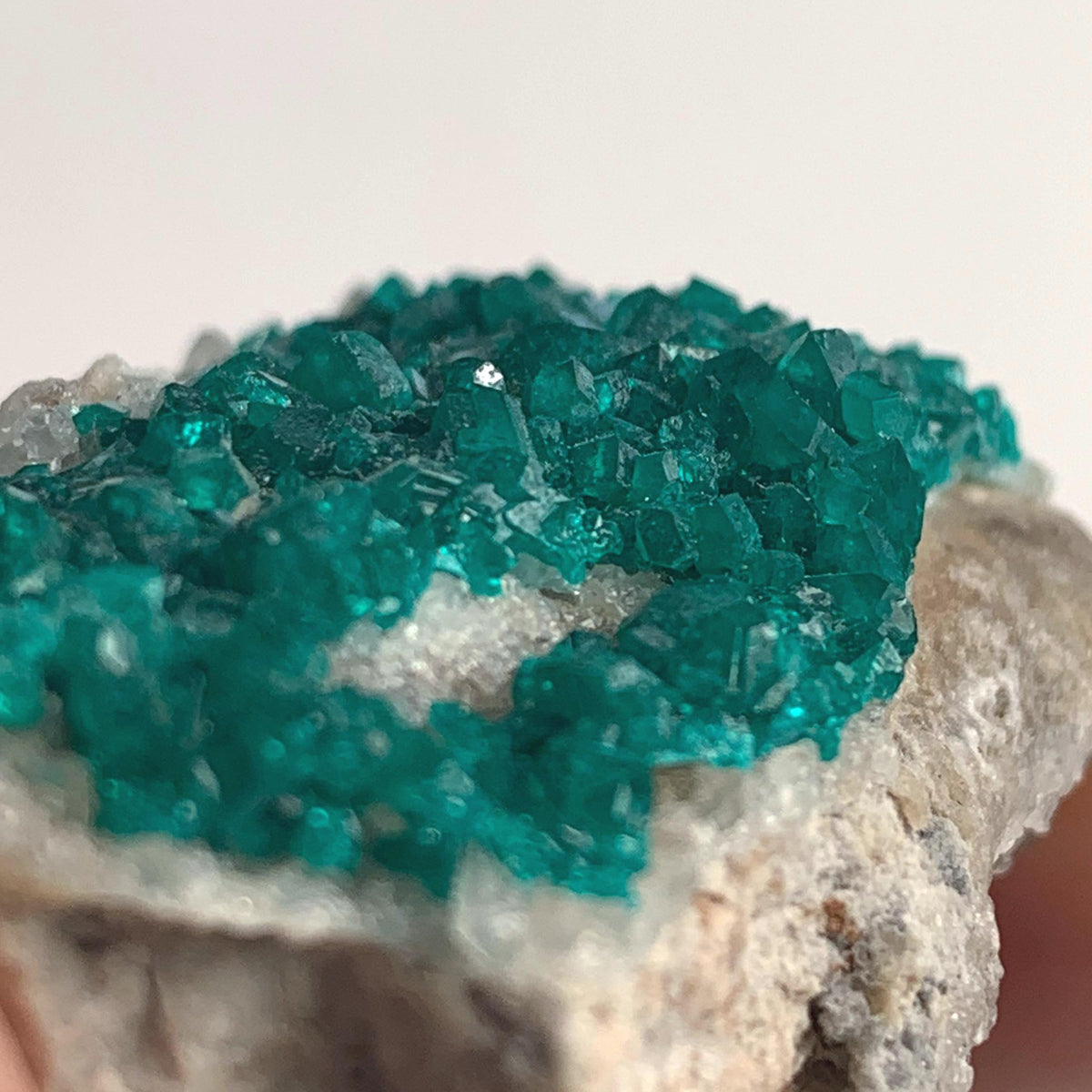 natural dioptase crystal formation copper mineral