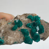 tsumeb mine dioptase with large visible crystals