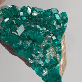 rare namibia dioptase fully crystallized face