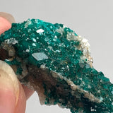 rare namibia dioptase fully encrusted matrix