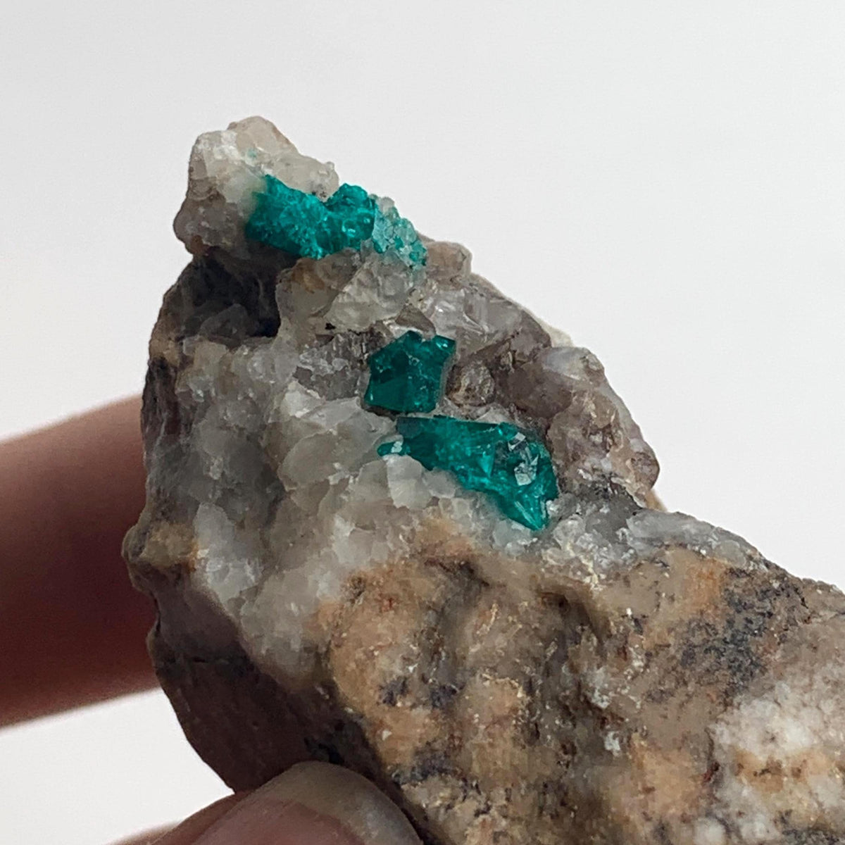 rare namibia dioptase mineral collector piece