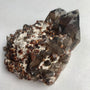 Garnet with smoky quartz on matrix Pakistan mineral specimen