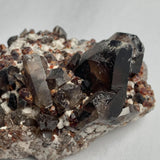 Pakistan garnet smoky quartz collector specimen