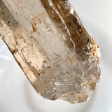 etched termination smoky quartz crystal
