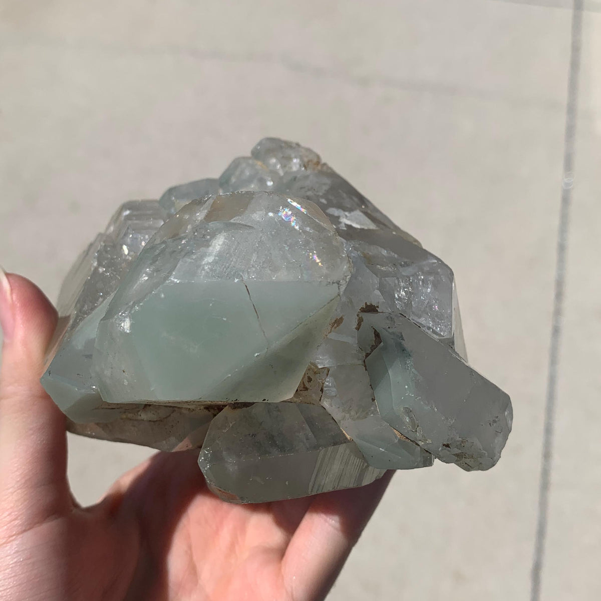 green included quartz from himalayas