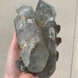 green chlorite included quartz crystals
