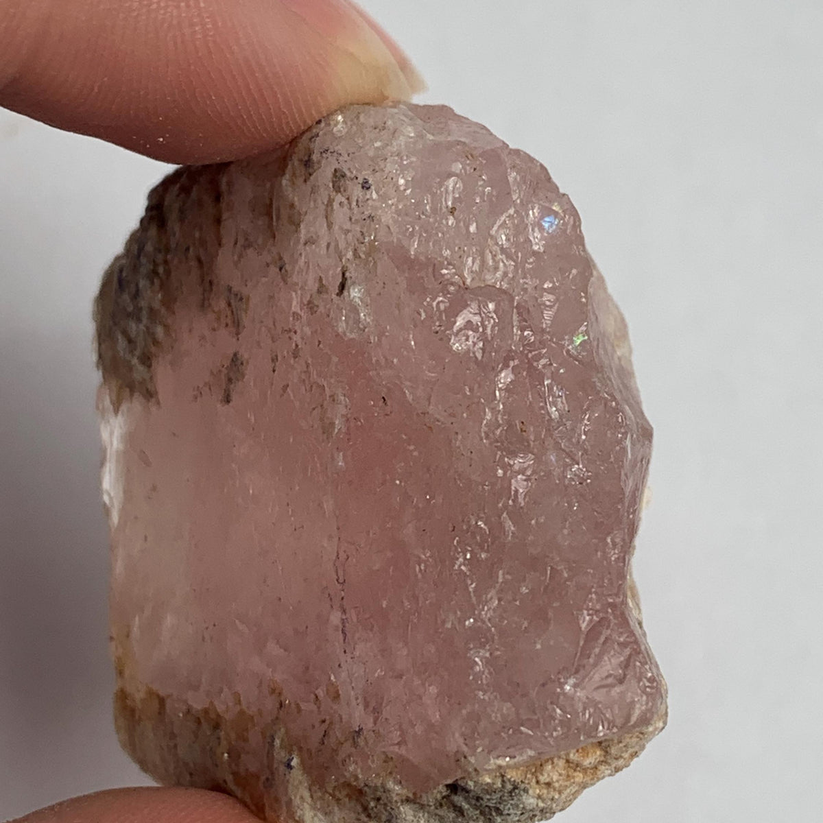 natural pink beryl crystal specimen 42mm collector mineral