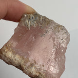 pink morganite crystal specimen natural beryl from Pakistan