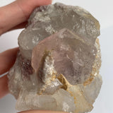 pakistani morganite crystal on matrix natural mineral display