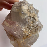 pastel pink morganite beryl crystal collector mineral