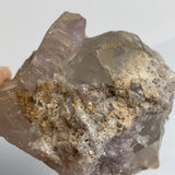 morganite and quartz mineral specimen from Pakistan