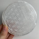 selenite slab crystal display charging plate