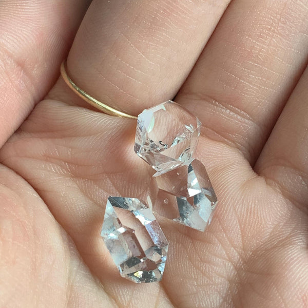 raw herkimer diamond crystal high clarity