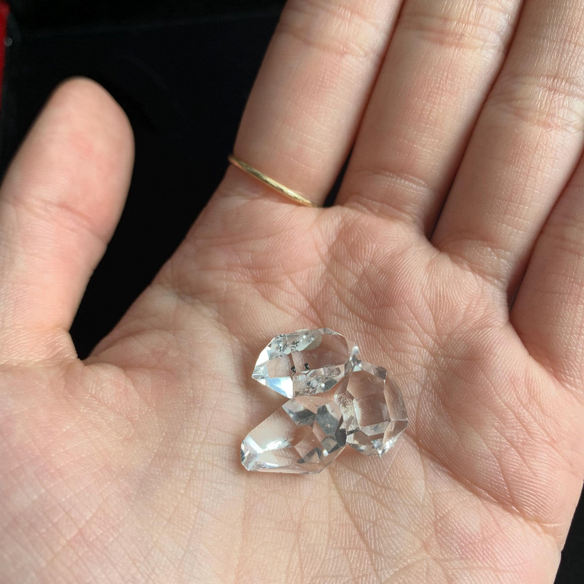 large double terminated quartz herkimer