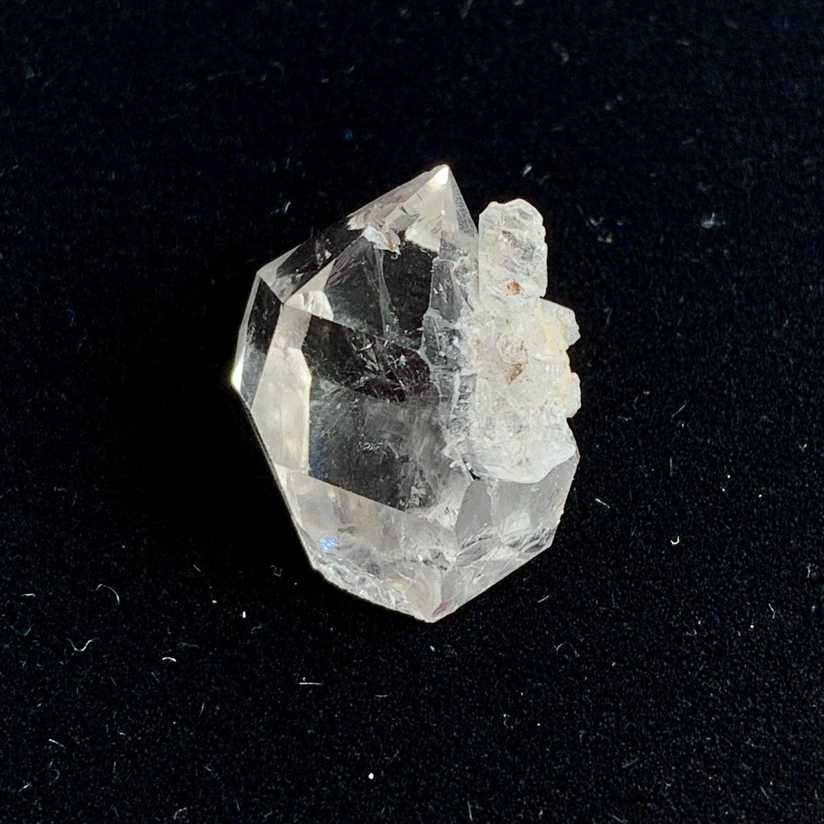 clear quartz thick natural crystal