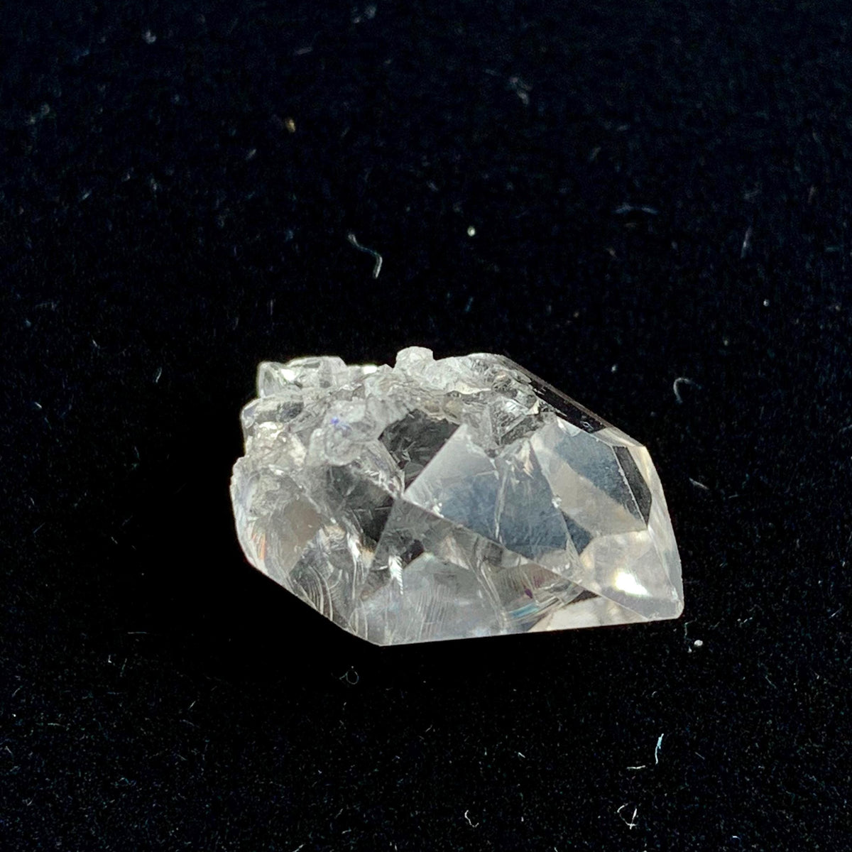 sparkly herkimer diamond mineral piece
